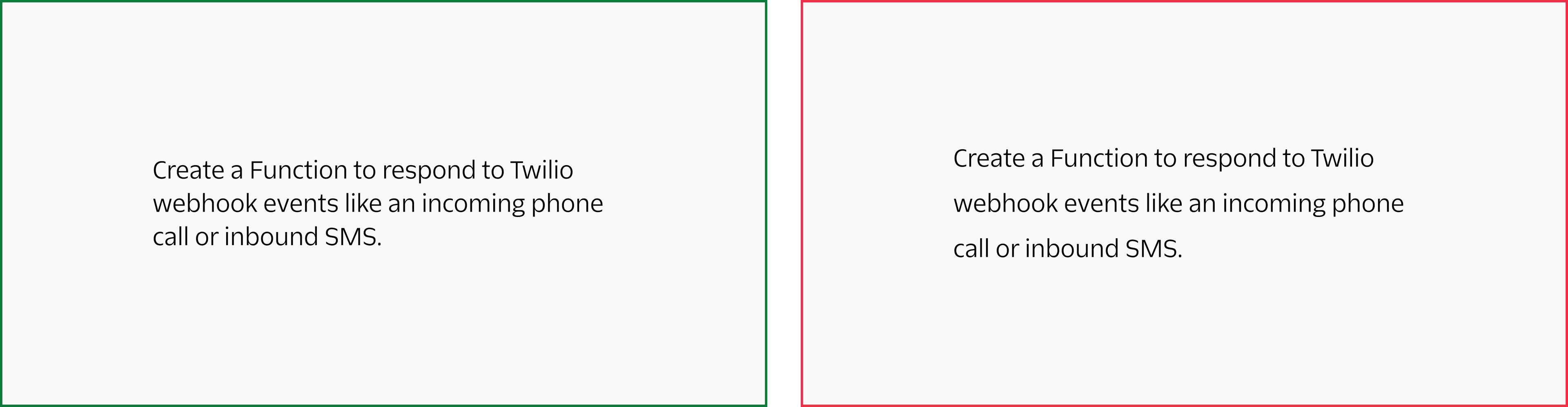 do: appropriately spaced line height in a paragraph; don't: too much spacing in between lines in a paragraph